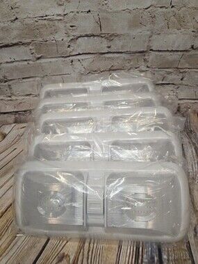 Set Of 5 12V LED RV Interior Ligjts 750 Lumen Ceiling Dome Light With Switch For
